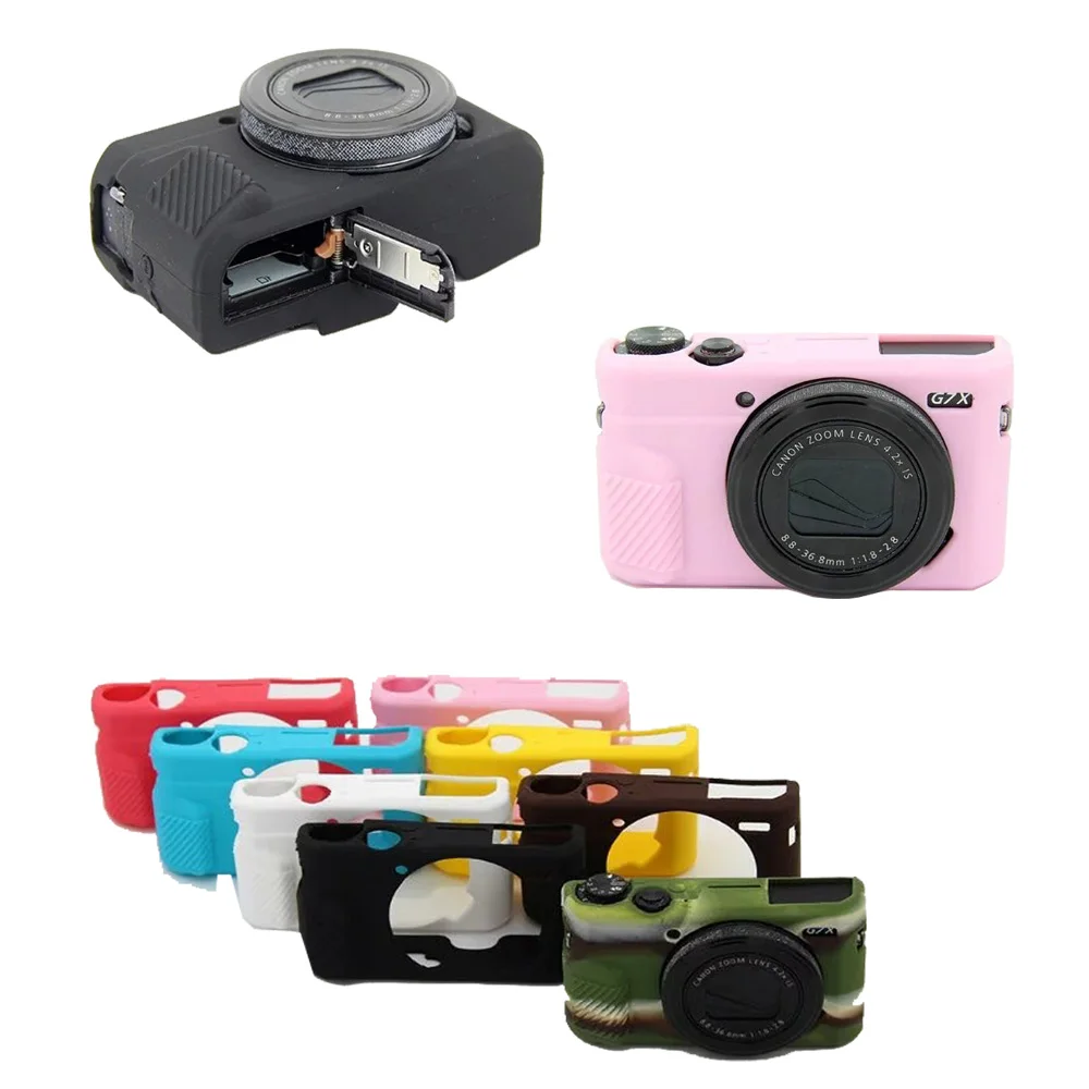 Новый силиконовый чехол для камеры Canon G7XII G7X II Mark 2 III G7X3 3 резиновый защитный