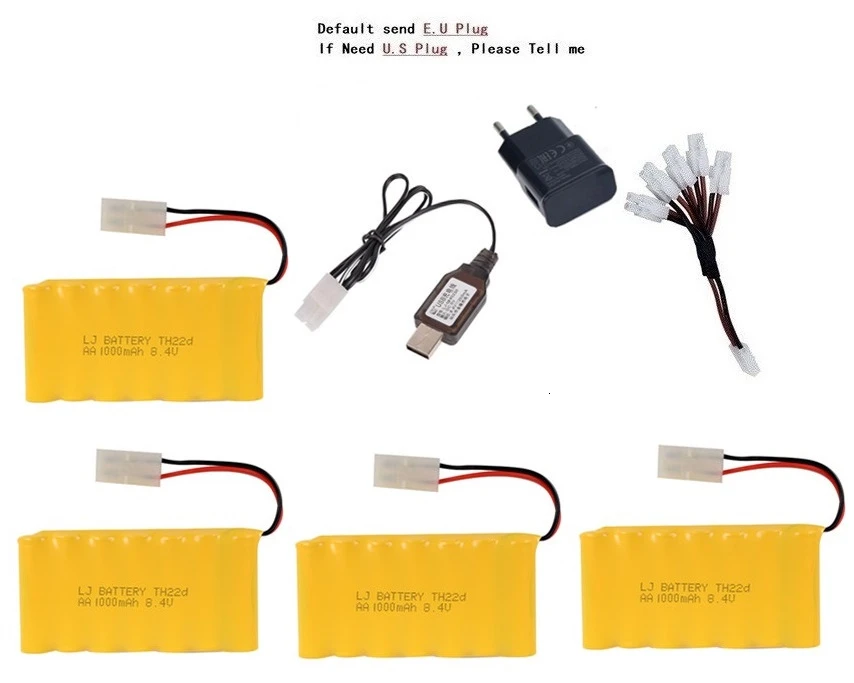 Модель M) Ni-CD 8,4 v 1000mah батарея+ 8,4 v зарядное устройство для радиоуправляемого игрушечного автомобиля Танк Поезд Робот Лодка пистолет AA 8,4 v перезаряжаемый аккумулятор - Цвет: Peacock Blue