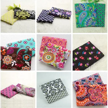 

1meter Classic flower print 100% cotton Patchwork fabric handmade garment dress children cloth Diy sewing quilting material