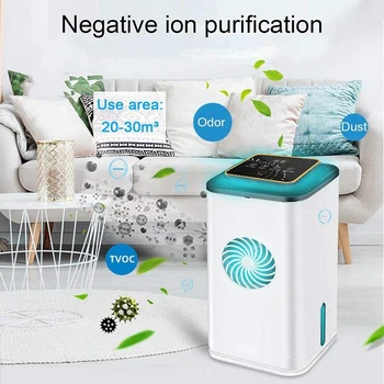 

4 IN 1 Portable UV Air Purifier Ozone Generator Air Purification Machine Air Clean Ozonizer Machine EU Plug