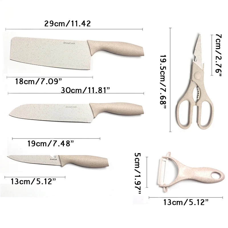 kitchen knives set (4)