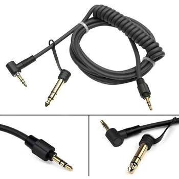 

1pcs 3.5mm To 3.5/6.5mm Replacement Stereo Audio Cable Wire Cord Adapter for Beats Edition PRO DETOX Solo HD Mixr Headphones