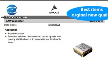 

10pcs 100% orginal new Crystal filter 3X3 6 feet 315M 315MHZ 315.000MHZ R315A R961