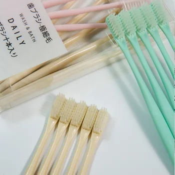 

Macaron adult soft bristles 10 sets of Japanese and Korean