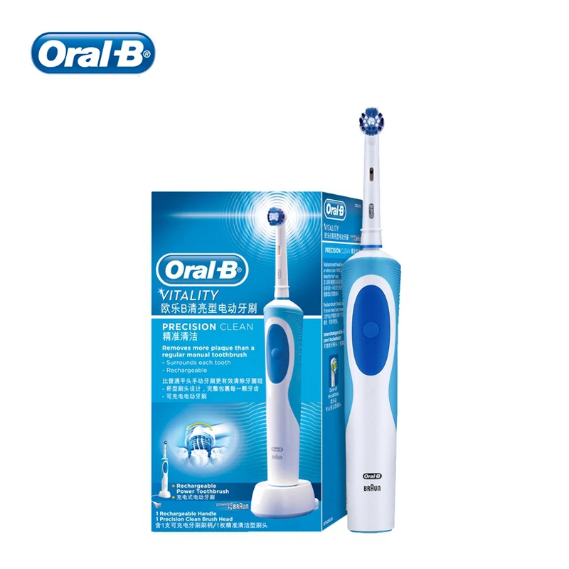Oral B Sonic Elektrische Tandenborstel Roterende Vitaliteit D12013 Tanden Borstel Opzetborstels|Electric Toothbrushes| - AliExpress