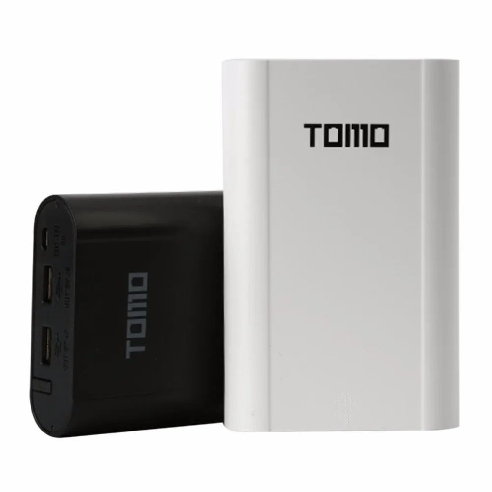 TOMO Интеллектуальный портативный 18650 литий-ионный аккумулятор DIY Мобильный Внешний аккумулятор смарт-зарядное устройство двойной USB ЖК-экран