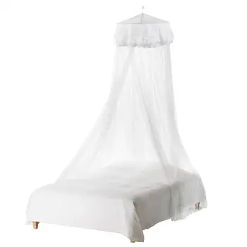 

FOXNOVO Baby Mosquito Net Baby Toddler Bed Crib Canopy Netting (White)