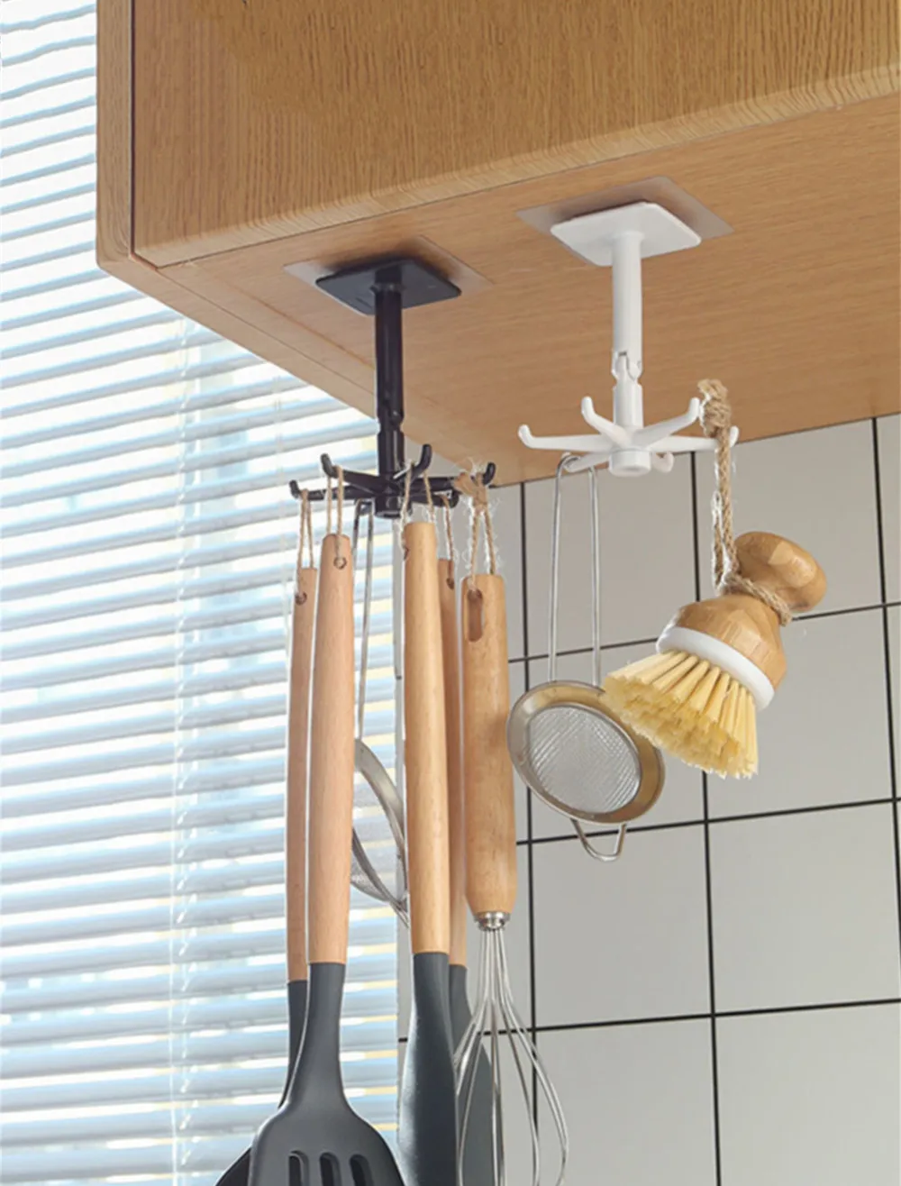 Kitchen Storage Hook Wall Mounted Rotate Kitchenware Organizer Rack Spoon Holder Cupboard Shelf Wall Door Hanging Key Hook Hot Kitchen Storage Hook Wall Mounted Rotate Kitchenware Organizer Rack Spoon Holder Cupboard Shelf Wall Door Hanging Key Hook Hot