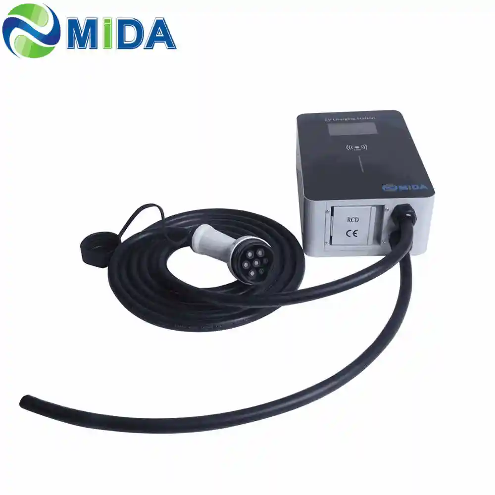Three Phase 32Amp 22KW EV Charger Station EV Wallbox with 5M Three Phase 32Amp 22KW EV Charger Station EV Wallbox with 5M