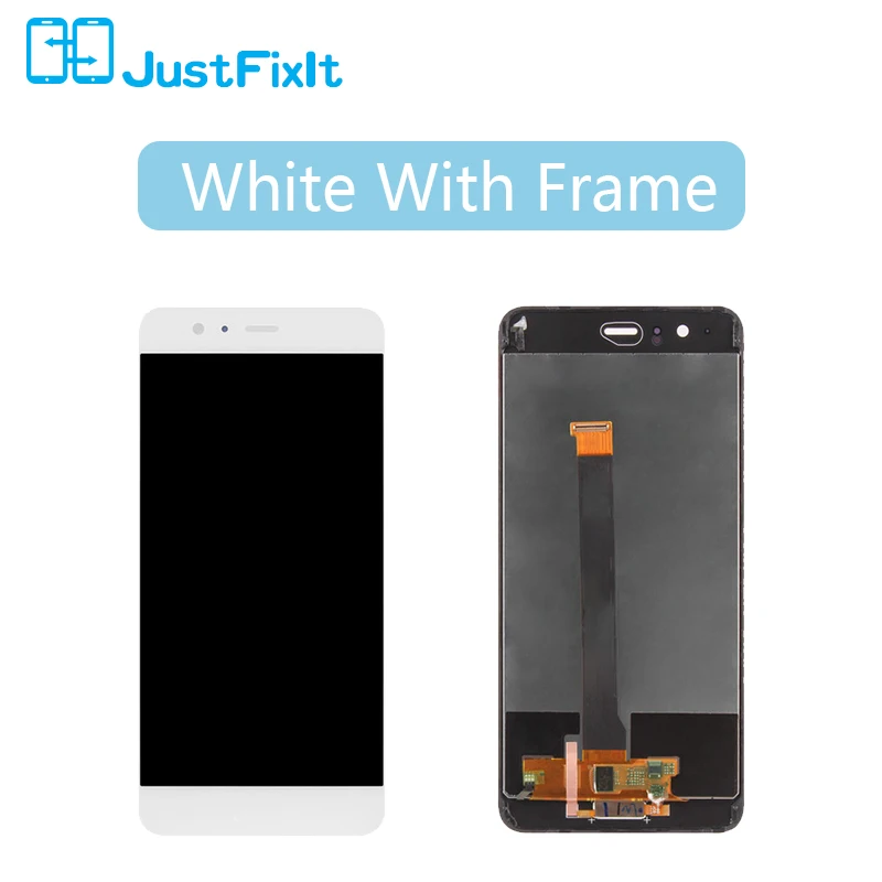 White with frame Для huawei p10 plus VKY-L09 VKY-L29 VKY-AL00 ЖК-дисплей Дисплей Сенсорный экран планшета в сборе с рамкой - Цвет: White with frame