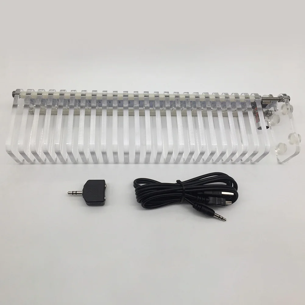 

Practical Fantasy Crystal Cube VU Tower Audio LED Music Column Sound Control DIY Home Level Display Theater Kit Professional