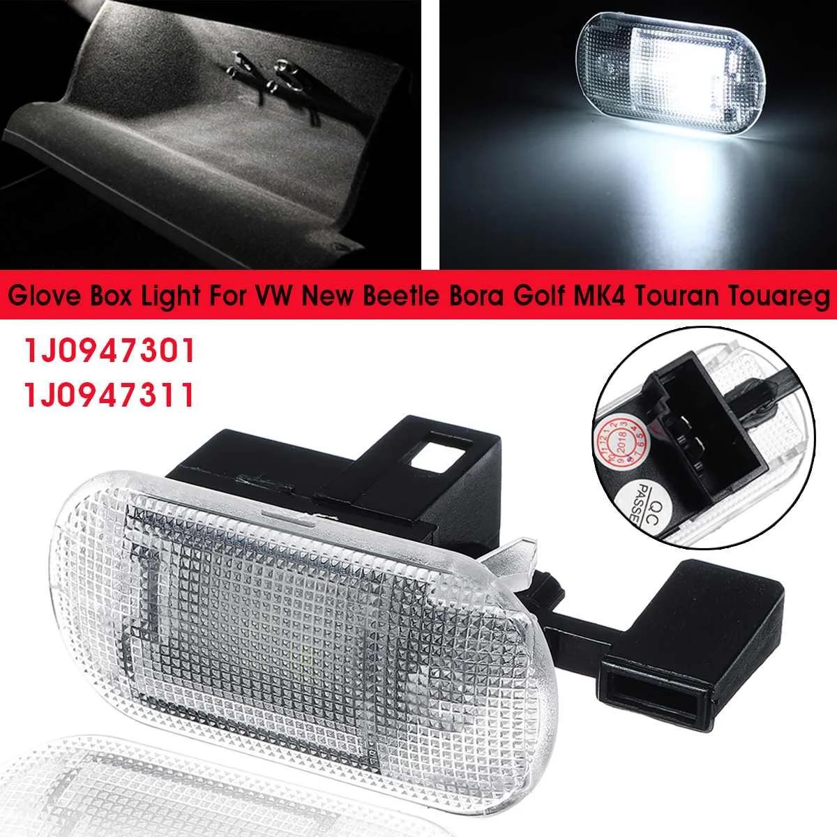 LED Car Glove Box Light Storage Compartment Light for VW Golf Mk4 Bora