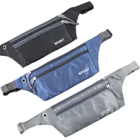 1pc Professional Running Zip Bag Waterproof Sports Chest Shoulder Bags Belt Bum Pouch Unisex Waistbag Hiking Outdoor Accessories 1