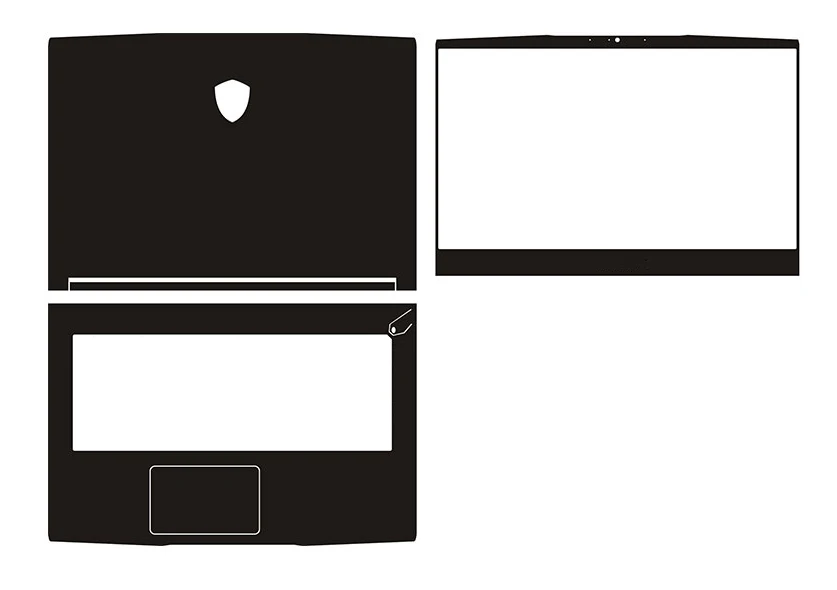 Наклейка для ноутбука из углеродного волокна защитные наклейки MSI Creator 15 м 6 дюйма