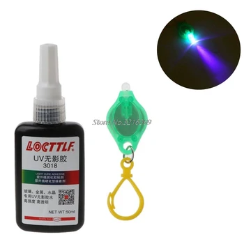 

Strong Power UV light + 50ml UV Glue UV Curing Adhesive Glue Transparent Crystal and Glass Adhesive Whosale&Dropship