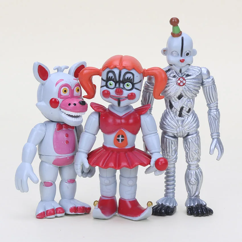 6Pcs-set-10cm-Five-Nights-At-Freddy-s-figures-Sister-Location-Chica-Funtime-Foxy-Ballora-Puppet (3)