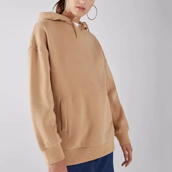 

Harajuku Cotton Women Hoodieds Sweatshirts Solid None Pollovers Regular Oversize Plus Size Velvet Thick Fall Winter Warm Tops