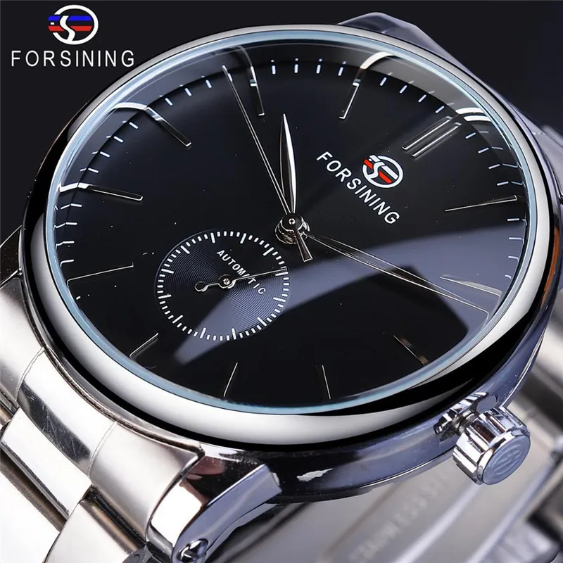 

New Style Forsining Europe And America Style Fashion Casual Hollow out Mechanical Movement Automatic Machine Watch