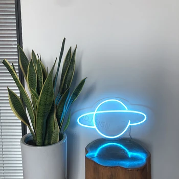 

Custom Neon Light Sign universe Waterproof Visual Art Bar Pub Club Wall Hanging Flexible Decorationm Rotulos De Iluminacion