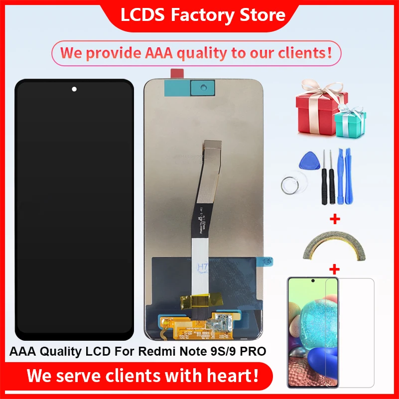 ААА + + + Оригинальный ЖК экран для Xiaomi Redmi Note 9S ЖК дисплей экран для Xiaomi Redmi Note 9 PRO ЖК экран 10 сенсорный экран|Экраны для мобильных телефонов| | АлиЭкспресс