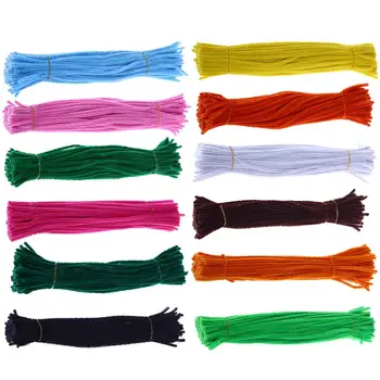 

kids toys 100Pcs Chenille Stems Pipe Cleaners Twist Rods Kids DIY Craft Educational Toy