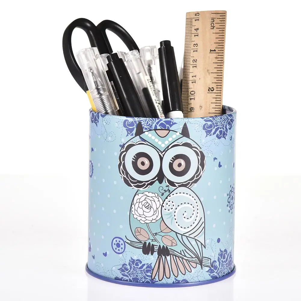 Owl Piggy Bank School Supplies Pen Holder Student Gift Decoration Money Saving Locker |