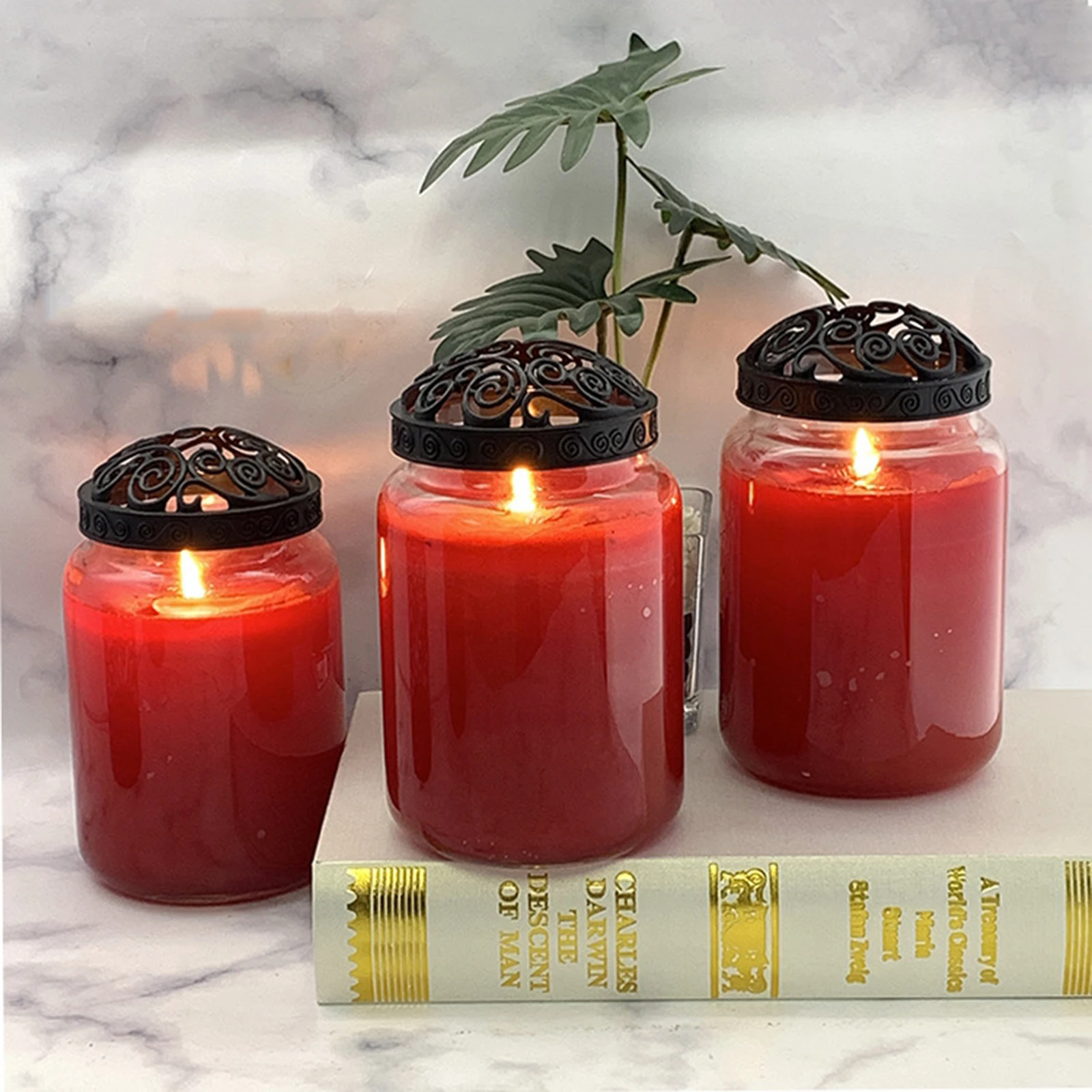 Candles Topper Candle Sleeves Burn Evenly Accessories Home Decor Style 4