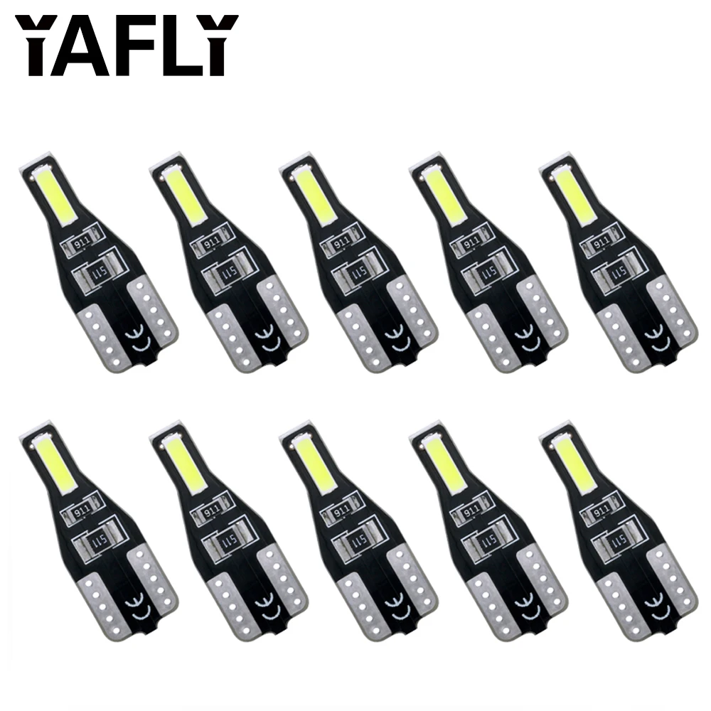 YAFLY T10-7020-2Led Canbus W5W светодиодные лампы 168 194 белый сигнальная Лампа Купол Чтение