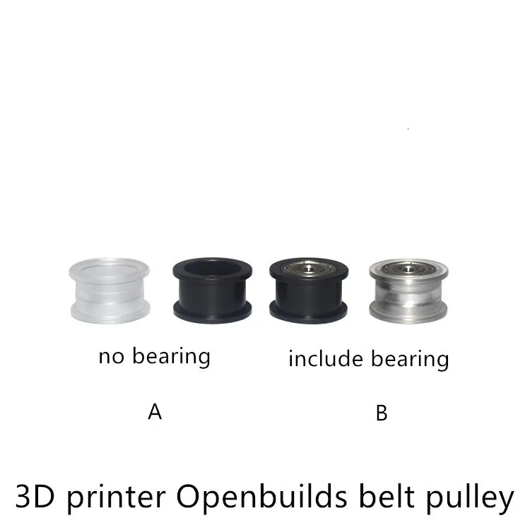 3D Принтер шкив Openbuilds пластиковые колеса POM с 2 шт 625ZZ Idler шкив шестерни пассивный круглый Perlin колеса V-slot