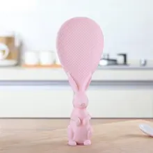 Мультфильм кролик Стенд Тип Вертикальная антипригарная рисовая ложка пластиковые лопатки для риса инструмент для приготовления пищи Кухонные гаджеты