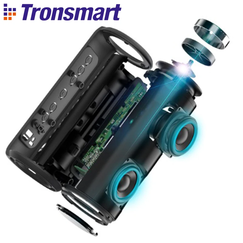 Tronsmart T6 Plus Bluetooth динамик 40 Вт портативный глубокий бас Саундбар с IPX6