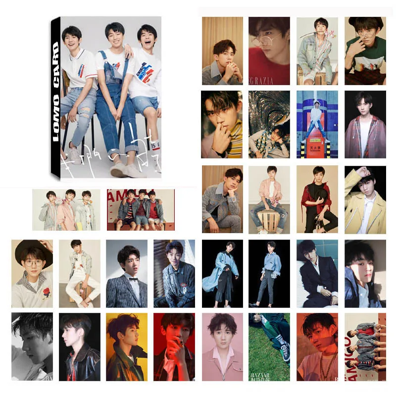 TFBOYS фото книга Джексон Рой Carry Post Card Fans коллекция LJJ162