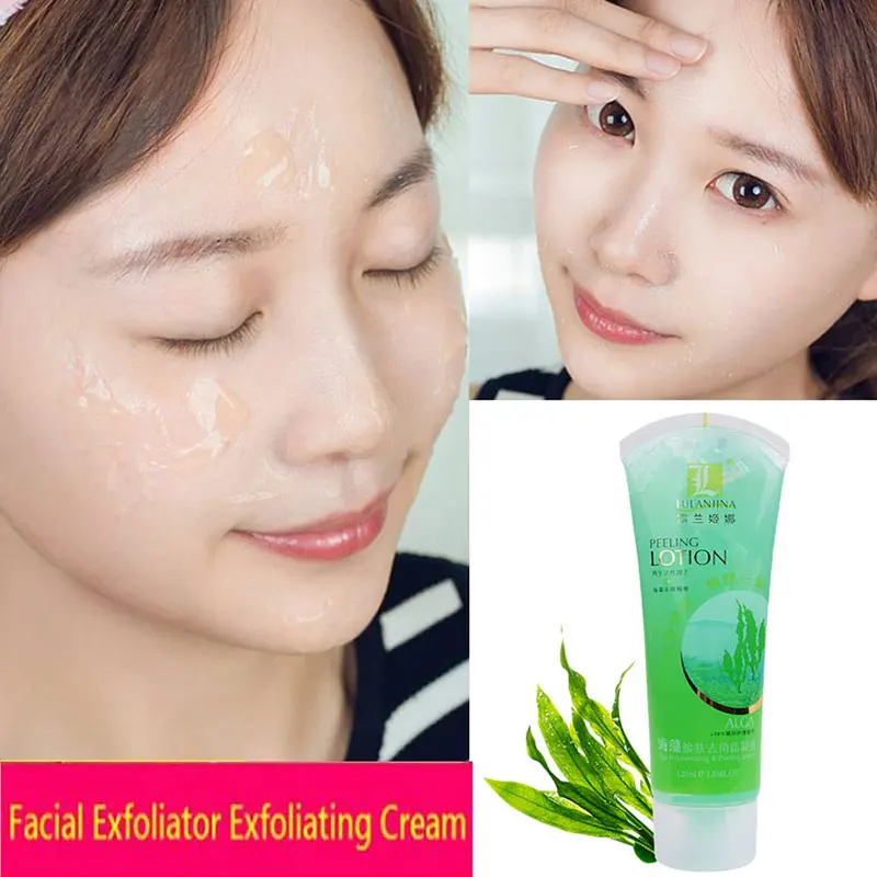 Отшелушивающий гель для лица с молоком черникой жемчугом морскими