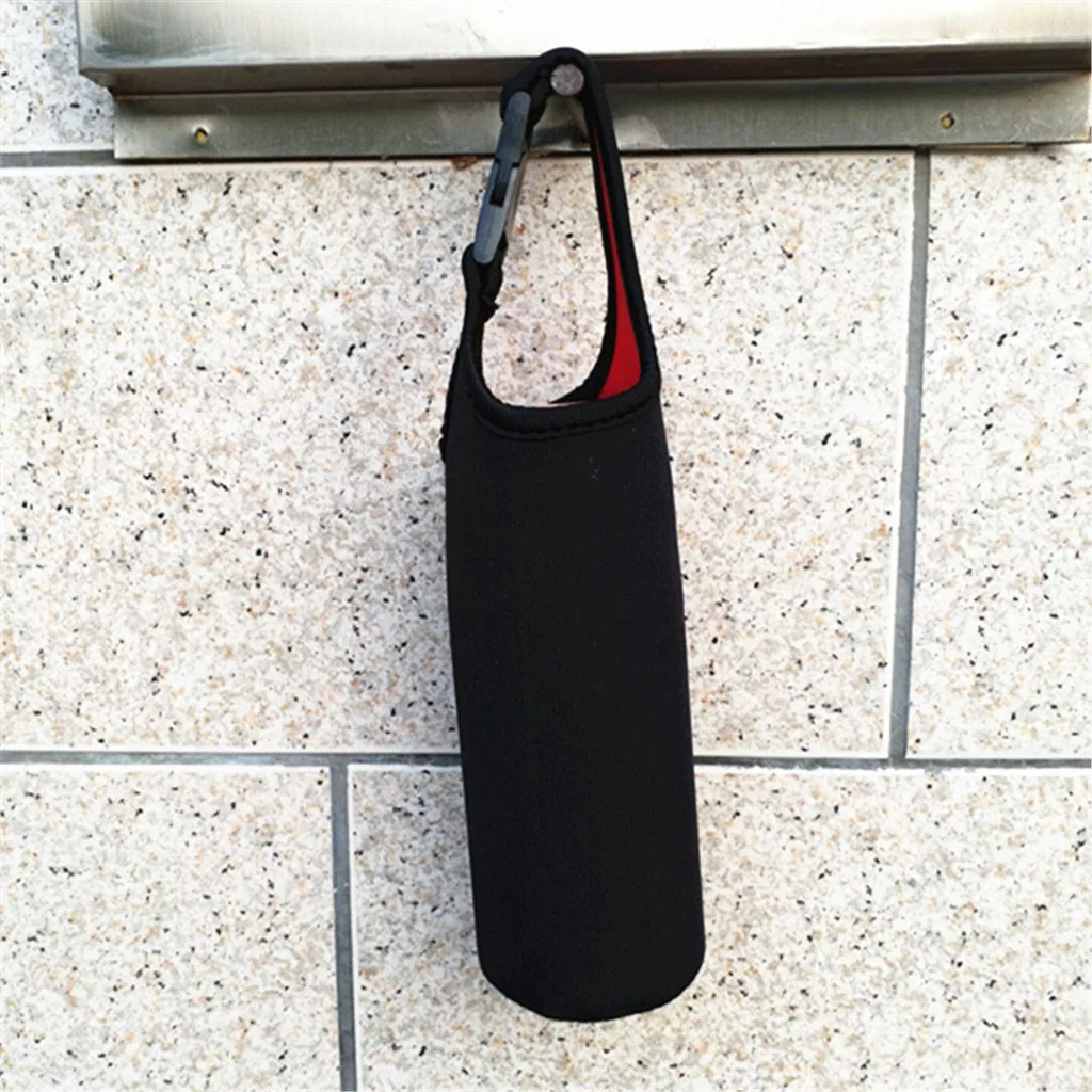 500ml 18 Oz Water Bottle Drink Cup Kettle Beverage Holder Sleeve 3mm Neoprene Insulated Cooler Cover Carrier Wrap &amp Carry Strap | Спорт и