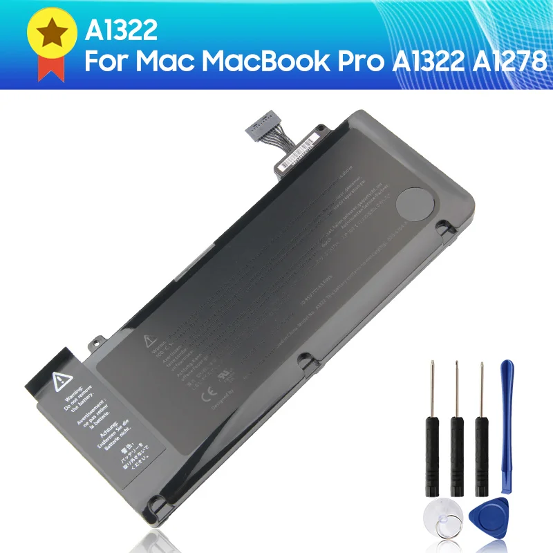 

Original Replacement Battery A1322 for Mac MacBook Pro A1322 A1278 13inch MC101 MD314 MD102 MB990 MB471 MC70 63.5wh