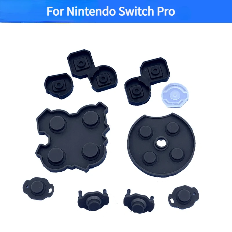 Botones adhesivos conductivos para Nintendo Switch PRO, almohadilla de  silicona de contacto de goma para mando de juego|Accesorios y piezas de  reemplazo| - AliExpress