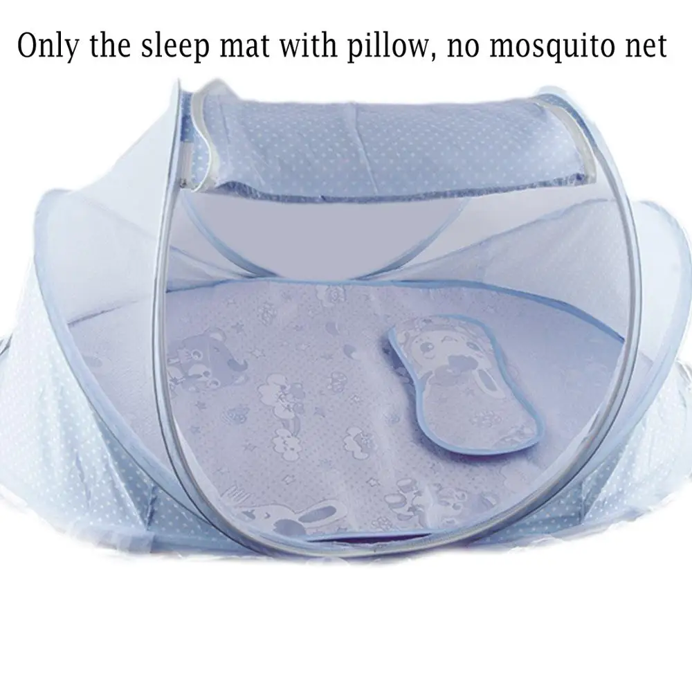 

Mini Baby Cool Sleeping Mat Pillow Newborn Infant Cartoon Folding Breathable Summer Cool Playing Nap Mat Baby Crib Pad Mattress