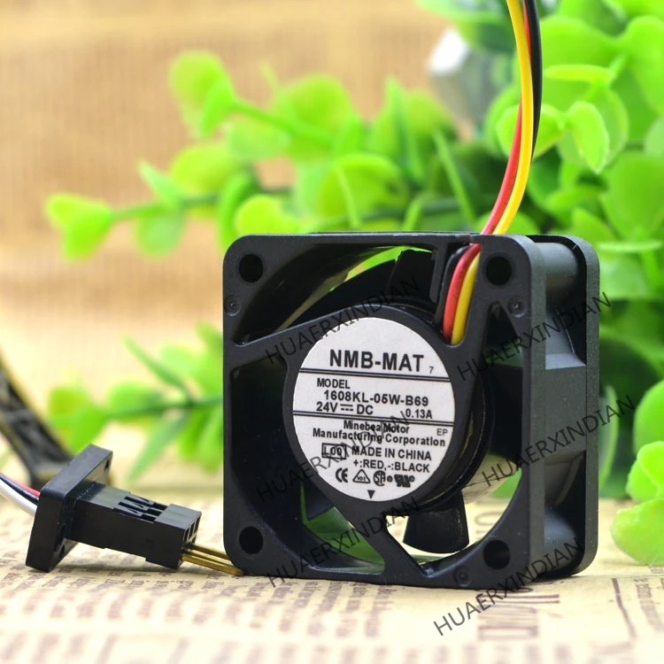 

Original NEW 1608KL-05W-B69 24V 0.13A 3 wires Motor protection cooling Fan