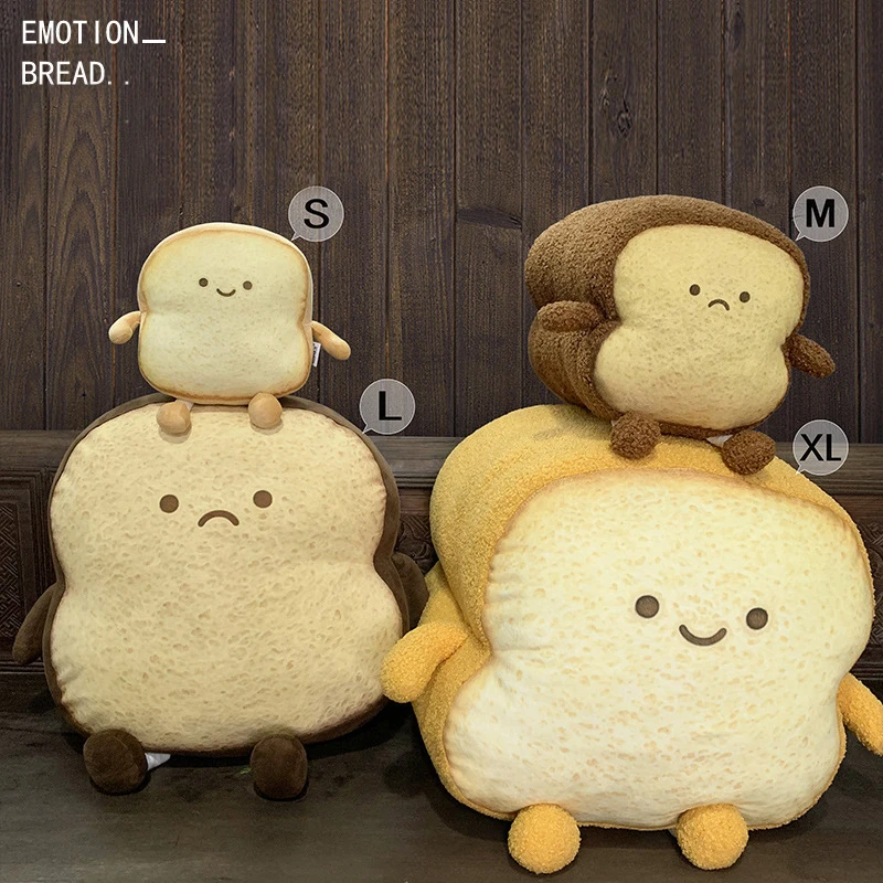 bread plush pillow