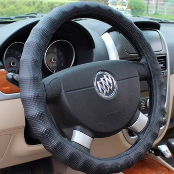 

Car Steering Wheel Cover 37-38cm Universal High Quality Pu Leather Steering Wheel Cover Car Accessories ES6 X40