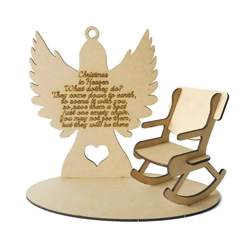 

Christmas In Heaven Remembrance Loved One Christmas angel Craft Memorial Gift