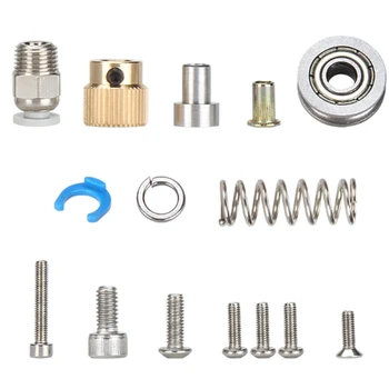 

3D Printing Accessories Kit CR10/Ender Silver Extruder Right-Side 1.75mm 3D Printing Feeder Tools Set