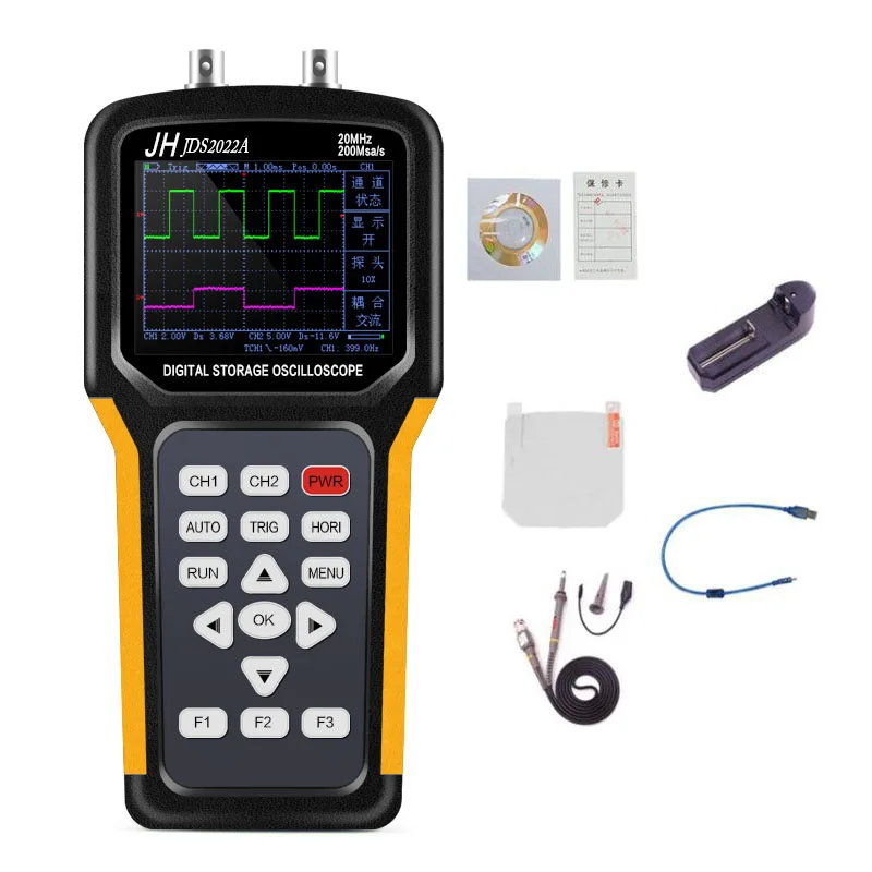 Jds2012a Portable Oscilloscope 20mhz Bandwidth 2 Channel Handheld