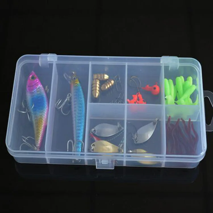 

43 Pieces Lure Set Hard Bait Sequin Soft Bait Hard Bait Fishing Gear Fishing Tackle Weihai