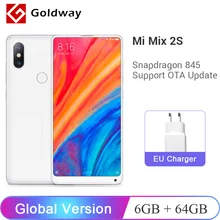 グローバル ROM シャオ mi mi mi × 2S 6 ギガバイト 128 ギガバイトスマートフォンの Snapdragon 845 顔 Id NFC 5.99 "フルスクリーン愛デュアルカメラワイヤレス充電(Hong Kong,China)