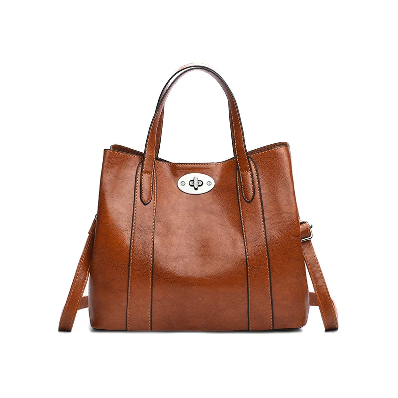 

Bag Women's 2019 Korean-style Simple WOMEN'S Bag Versatile Retro Handbag Fashion Large Capacity Crossbody Bag