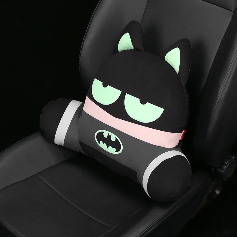 Assento de Carro 3d dos Desenhos Apoio Lombar Travesseiro Animados Super Herói Assento Almofada Pescoço Cintura Universal Encosto Auto Acessório