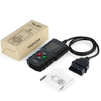 

YA201 Code Reader OBD2 Car Fault Diagnostic Tool Multi-ECU Battery Testing Detector USB Update Auto Adapter Reading Card