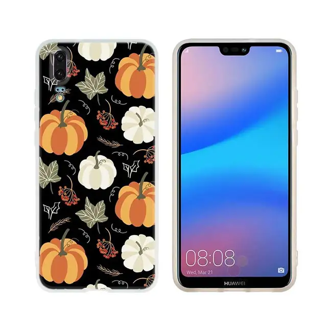 Soft Silicone Case For Huawei P50 P40 P30 P20 Lite E Pro Plus P Smart Z 2019 2020 Coque Winter warmth hd printing 15