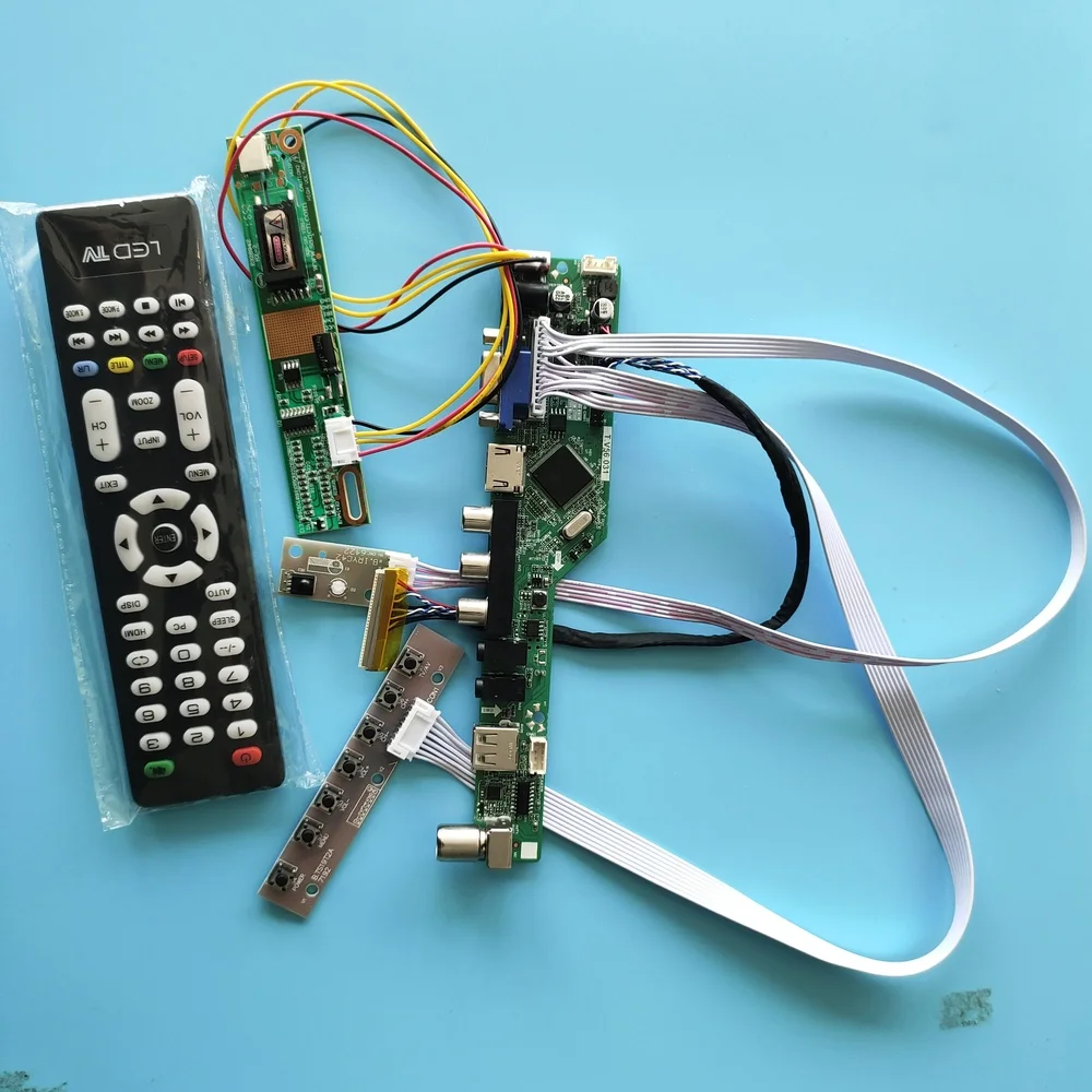 Для N150X3 -L05 модуль ТВ контроллер плата 30pin цифровой сигнал разрешение AV VGA 1 лампы 15